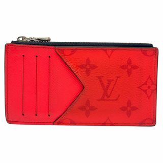 ルイヴィトン(LOUIS VUITTON)のルイヴィトン タイガラマ　コインカードホルダー　小銭入れミニ財布　ルージュ赤(コインケース/小銭入れ)