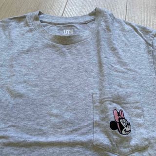 ユニクロ(UNIQLO)のユニクロミニーマウスコラボシャツ　トップス(Tシャツ(半袖/袖なし))