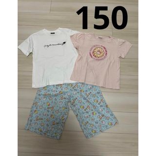 UNIQLO - まとめ売り　サイズ150  女の子　3点　リラコ　Tシャツ