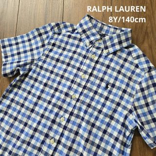 ラルフローレン(Ralph Lauren)の【RALPH LAUREN】半袖 チェック柄シャツ トップス ボタンダウン(Tシャツ/カットソー)