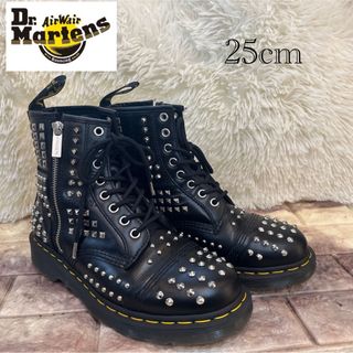 ドクターマーチン(Dr.Martens)の極美品　ドクターマーチン 1460 ブーツ　スタッズ ATLAS 25cm(ブーツ)