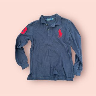 ラルフローレン(Ralph Lauren)の★ラルフローレン★キッズ　長袖　ポロシャツ　ネイビー　6★(Tシャツ/カットソー)