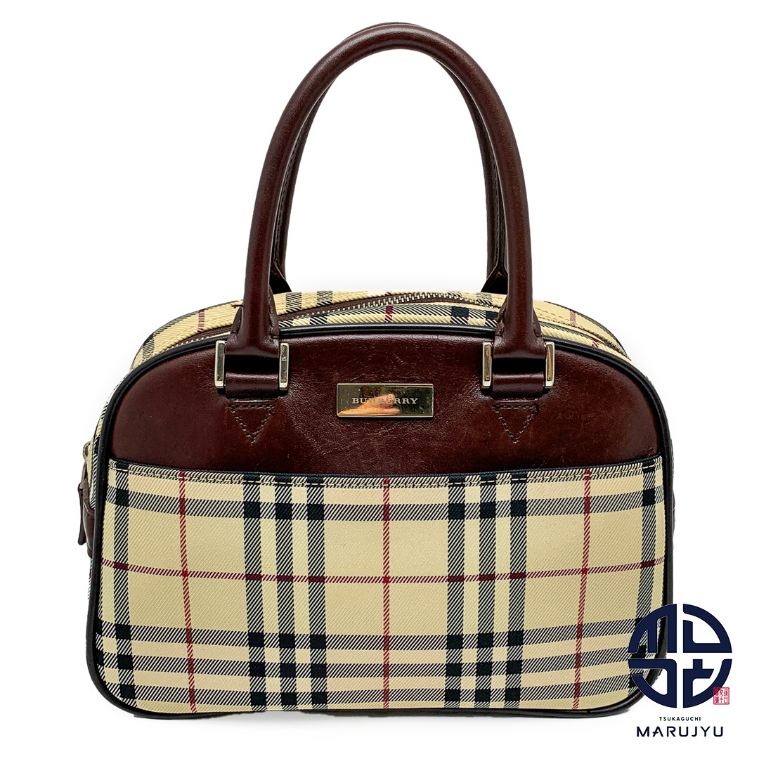 BURBERRY - BURBERRY バーバリー バーバリーチェック ブラウン BURBERRY - BURBERRY バーバリー バーバリーチェック ブラウン
