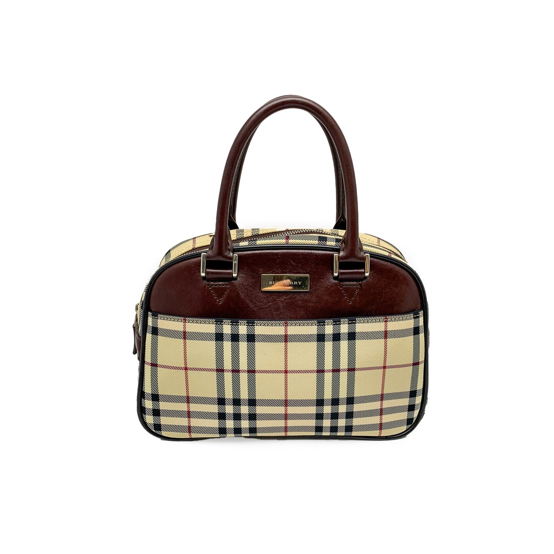 BURBERRY - BURBERRY バーバリー バーバリーチェック ブラウン BURBERRY - BURBERRY バーバリー バーバリーチェック ブラウン