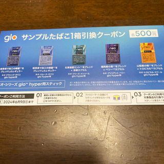 glo 引換クーポン(タバコグッズ)