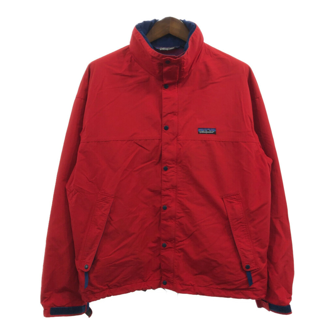 patagonia(パタゴニア)の80年代 patagonia パタゴニア ナイロンジャケット アウトドア レッド (メンズ L) 中古 古着 Q5940 メンズのジャケット/アウター(その他)の商品写真