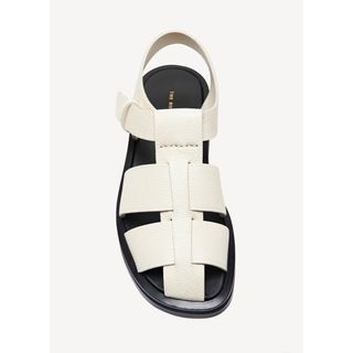 【未使用品・訳あり】 THE ROW Fisherman Sandal 白 36(サンダル)