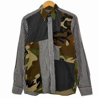 ソフネット(SOPHNET.)のSOPHNET.(ソフネット) 16SS 切替 カモギンガムチェックシャツ(Tシャツ/カットソー(七分/長袖))