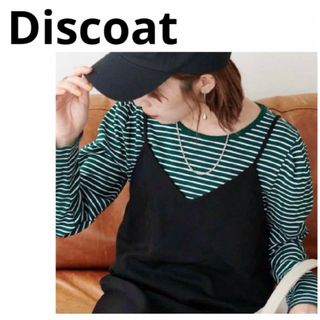 チャオパニックティピー(CIAOPANIC TYPY)の【used】Discoat ・リブパワショルプルオーバー(Tシャツ(長袖/七分))