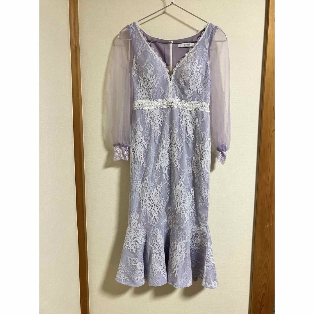 【sifeel】マーメイドレースワンピースドレス レディースのフォーマル/ドレス(ナイトドレス)の商品写真