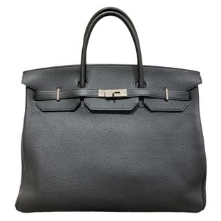 エルメス(Hermes)の　エルメス HERMES バーキン40 Y刻印 ブラック/SV金具 トゴ メンズ ハンドバッグ(その他)