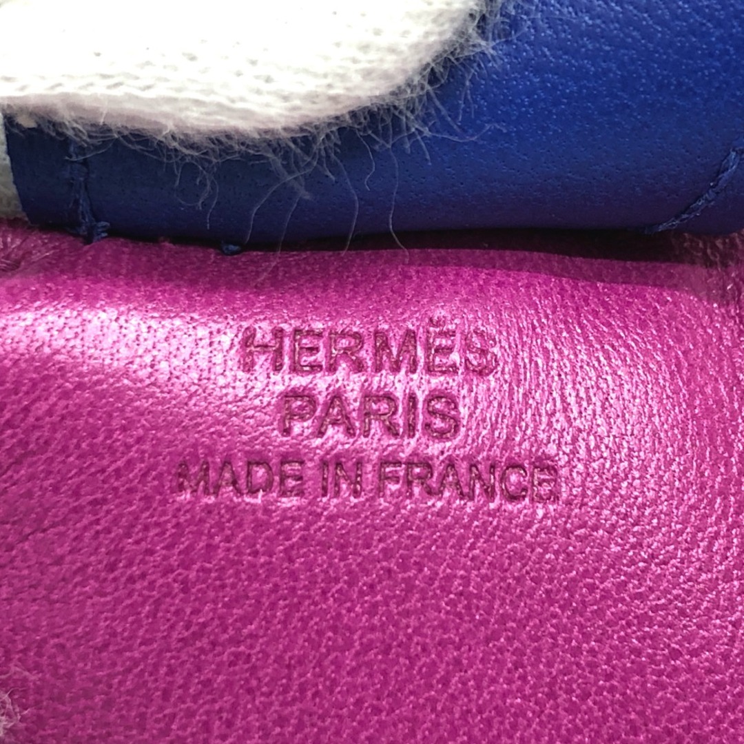Hermes(エルメス)のエルメス HERMES ロデオMM バッグチャーム チャーム アニョーミロ A刻 ローズパープル×ブルーエレクトリック×マラカイト パープル 美品 レディースのアクセサリー(チャーム)の商品写真