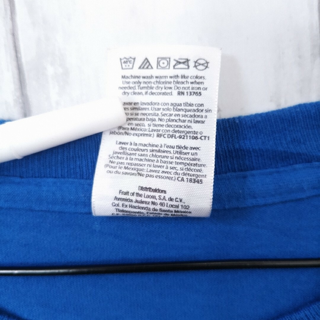 FRUIT OF THE LOOM(フルーツオブザルーム)のフルーツオブザルーム US 古着 Tシャツ 2XL ブルー ニモ ディズニー メンズのトップス(Tシャツ/カットソー(半袖/袖なし))の商品写真