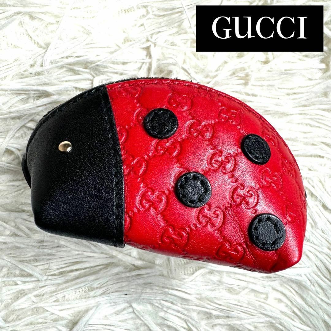 GUCCI - ⋟極美品⋞ 希少品 / グッチ グッチシマてんとう虫 GUCCI - ⋟極美品⋞ 希少品 / グッチ グッチシマてんとう虫
