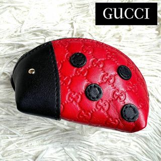 グッチ(Gucci)の⋟極美品⋞ 希少品 / グッチ グッチシマてんとう虫コインケース 282640(コインケース)