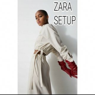 ザラ(ZARA)の希少　即完売品　ZARA ショート丈ジャケット スカート　セットアップ (セット/コーデ)