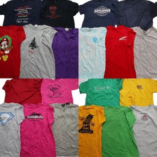 古着卸 まとめ売り カラーmix プリント 半袖Tシャツ 20枚セット (メンズ XL ) ミッキー アディダス タイダイ MT1210(その他)