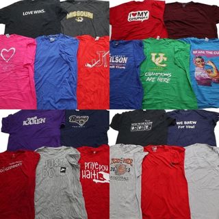 古着卸 まとめ売り カラーmix プリント 半袖Tシャツ 20枚セット (メンズ 2XL ) ナイキ NFL プロチーム MT1299(その他)