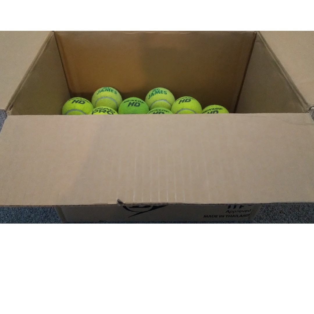 硬式テニスボール54球 スポーツ/アウトドアのテニス(ボール)の商品写真