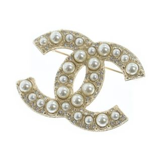 シャネル(CHANEL)のCHANEL シャネル ブローチ・コサージュ - ゴールド 【古着】【中古】(ブローチ/コサージュ)