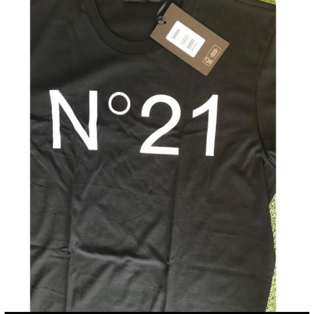 N°21 - N°21 ヌメロヴェントゥーノ ロゴTシャツ 12Y ブラックの N°21 - N°21 ヌメロヴェントゥーノ ロゴTシャツ 12Y ブラックの