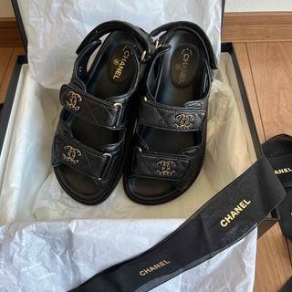 CHANEL - 直営店　正規店購入　CHANEL 定番　レア　サンダル　34 35