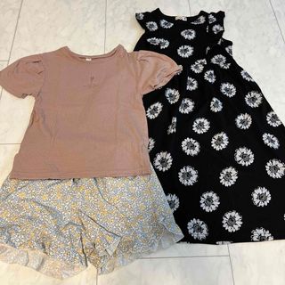 140 女の子　夏服セットワンピ込(ワンピース)