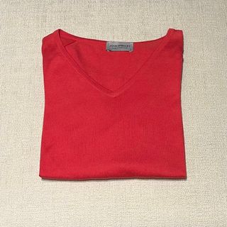 ジョンスメドレー(JOHN SMEDLEY)のジョンスメドレー綿100％長袖ニット(ニット/セーター)