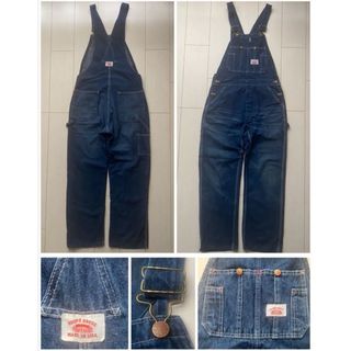 ラウンドハウス(ROUND HOUSE)の美品 USA製 DENIM overall デニム オーバーオール W32 M(サロペット/オーバーオール)