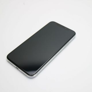 アイフォーン(iPhone)の超美品 SIMフリー iPhoneX 64GB シルバー  M444(スマートフォン本体)