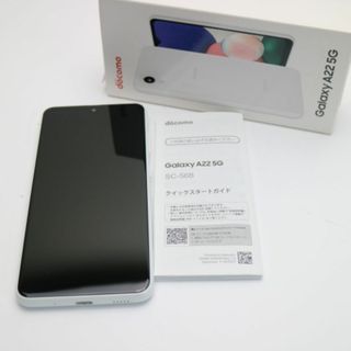 サムスン(SAMSUNG)の新品同様 SC-56B Galaxy A22 5G ホワイト M444(スマートフォン本体)