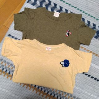 デニムダンガリー(DENIM DUNGAREE)のデニムダンガリー☆ペンギン　アフロスヌーピーＴシャツセット　130センチ(Tシャツ/カットソー)