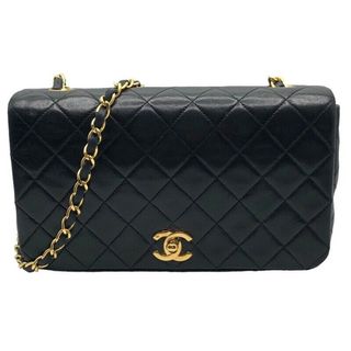 シャネル(CHANEL)の　シャネル CHANEL マトラッセ　フルラップ　チェーンショルダー ブラック/GD金具 ラムスキン レディース ショルダーバッグ(ショルダーバッグ)