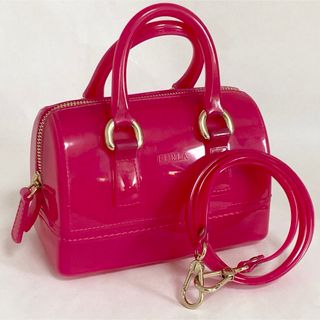 フルラ(Furla)のFURLA キャンディバッグ　ショルダーバッグ　ピンク(ショルダーバッグ)