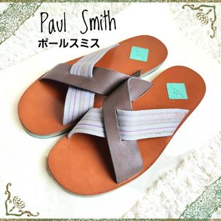 Paul Smith☆ 本革 レザー サンダル メンズ 約28 大きめ