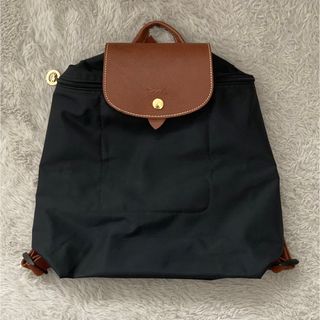 ロンシャン(LONGCHAMP)の【ロンシャン】プリアージュ　リュックサック　ブラック(リュック/バックパック)