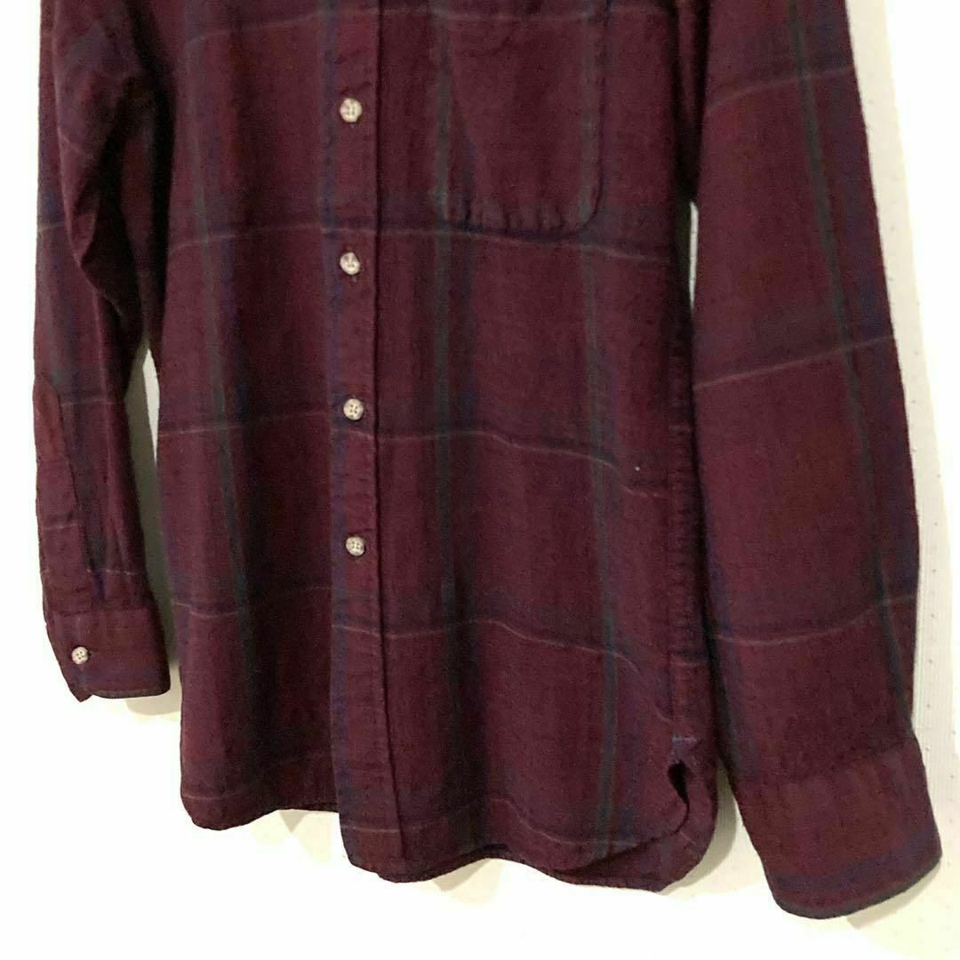 PENDLETON(ペンドルトン)の【70s】ペンドルトン　バージンウール100%　レッド系　チェック柄 M メンズのトップス(シャツ)の商品写真