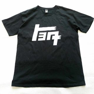 トヨタ - トヨタ自動車　TOYOTA　カタカナ　旧ロゴ　Tシャツ　黒　L　企業もの