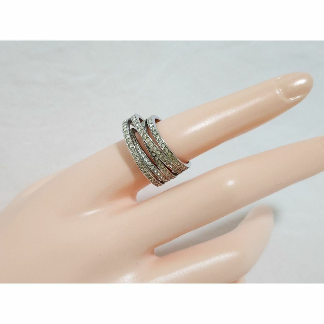 SWAROVSKI - 正規レア スワロフスキー 5連 クロッシング ワイド SWAROVSKI - 正規レア スワロフスキー 5連 クロッシング ワイド