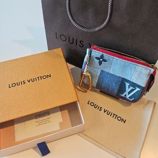 ルイヴィトン(LOUIS VUITTON)の【美品】LOUIS VUITTON　マイクロポシェットアクセソワール　キーケース(キーケース)