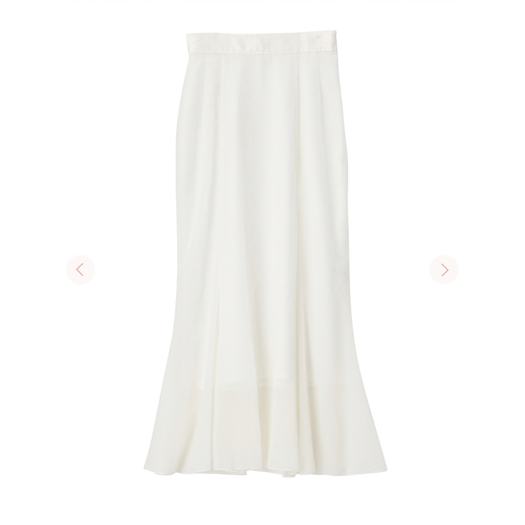 COCO DEAL(ココディール)のココディール　シアーベロアストライプマーメイドスカート レディースのスカート(ロングスカート)の商品写真