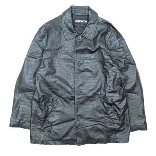 シュプリーム(Supreme)の22SS シュプリーム SUPREME Faux Croc Car Coat (ライダースジャケット)