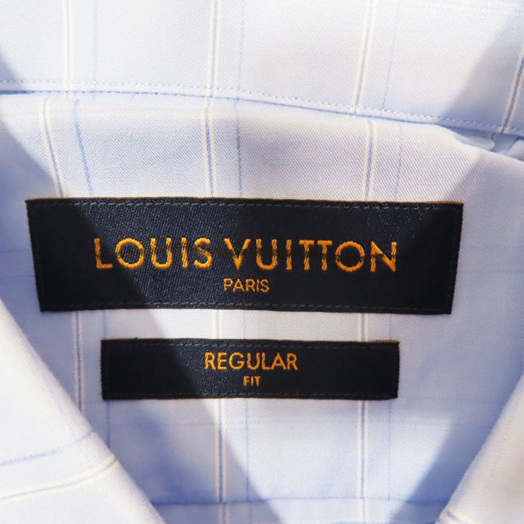 LOUIS VUITTON(ルイヴィトン)の美品 ルイヴィトン LOUIS VUITTON チェックシャツ モノグラム メンズのトップス(シャツ)の商品写真