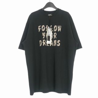 アザー(other)の44 LABEL GROUP プリントTシャツ カットソー 半袖 M ブラック(Tシャツ/カットソー(半袖/袖なし))