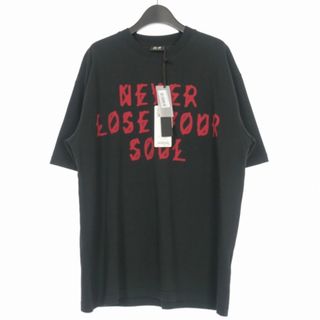 アザー(other)の44 LABEL GROUP プリントTシャツ カットソー 半袖 L ブラック(Tシャツ/カットソー(半袖/袖なし))