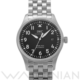 IWC - 中古 インターナショナルウォッチカンパニー IWC IW327011 ブラック メンズ 腕時計