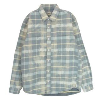 Ron Herman ロンハーマン 長袖シャツ 2920700069 Bleach Check shirt ブリーチ加工 コットン チェック ネル 長袖 シャツ M【中古】