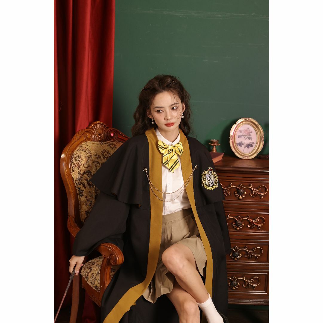 【Sサイズ】ハリーポッターとKYOUKOのコラボ ハッフルパフ レディースのスカート(ロングスカート)の商品写真