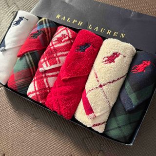 Ralph Lauren - 素敵なデザインたくさん・まとめ買いOK❣️ラルフローレン ガーゼタオルハンカチ