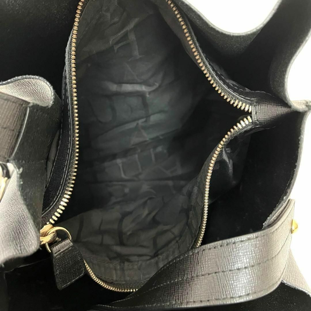 Furla(フルラ)のFURLA トートバッグ ブラック 保存袋付き レザー レディース ハンドバッグ レディースのバッグ(トートバッグ)の商品写真